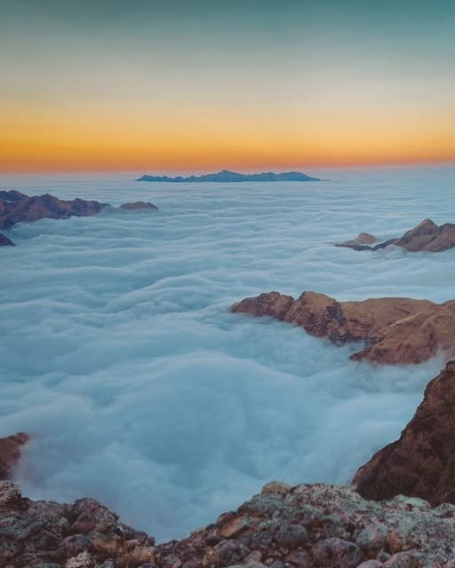 Mar de nubes cerca de Caspalá, Valle Grande, Jujuy